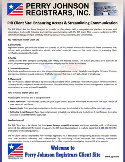 PJR Client Site: Enhancing Access & Streamlining Communication